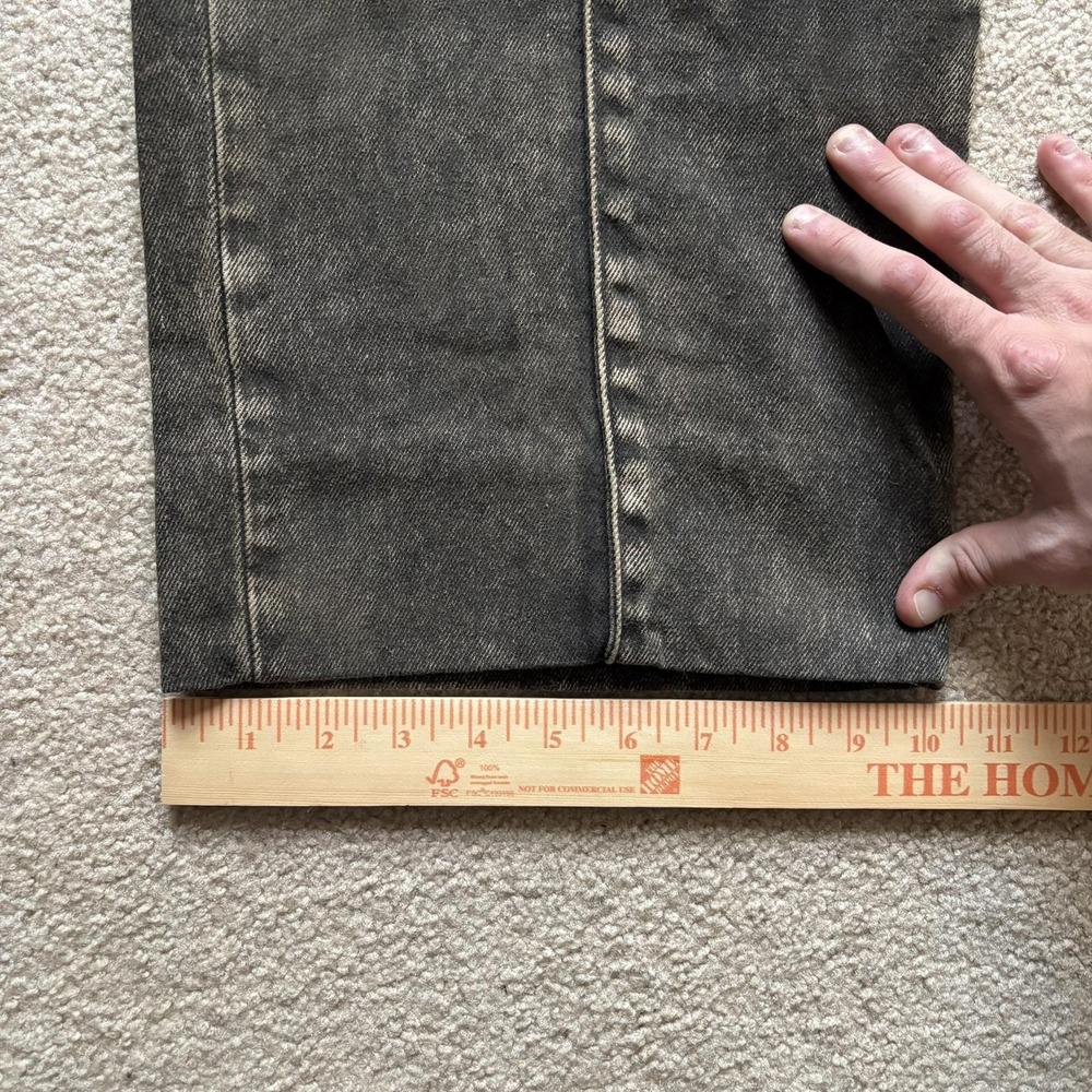 Diesel‎ Pants Measure Mens 38x30 Black D-Chino-Work Cotton Straight Leg Workwear - Picture 6 of 13